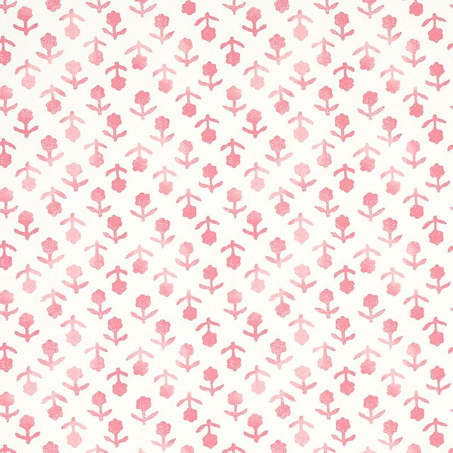 Schumacher Beatriz Pink Wallpaper