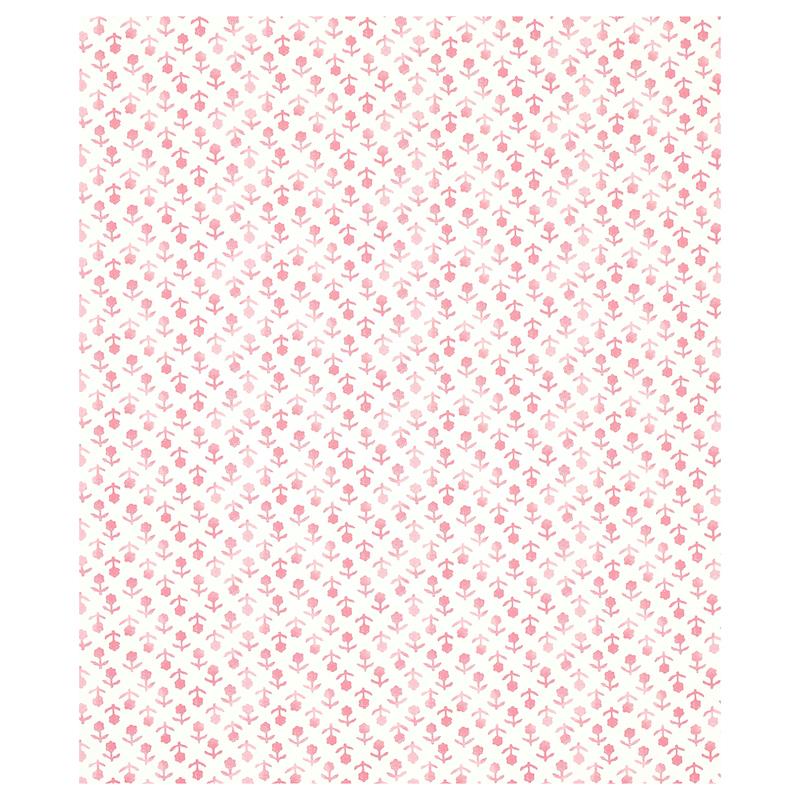 Schumacher Beatriz Pink Wallpaper