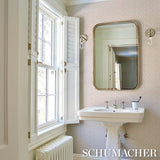 Schumacher Beatriz Pink Wallpaper