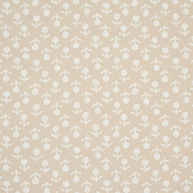 Schumacher Beatriz Natural Wallpaper
