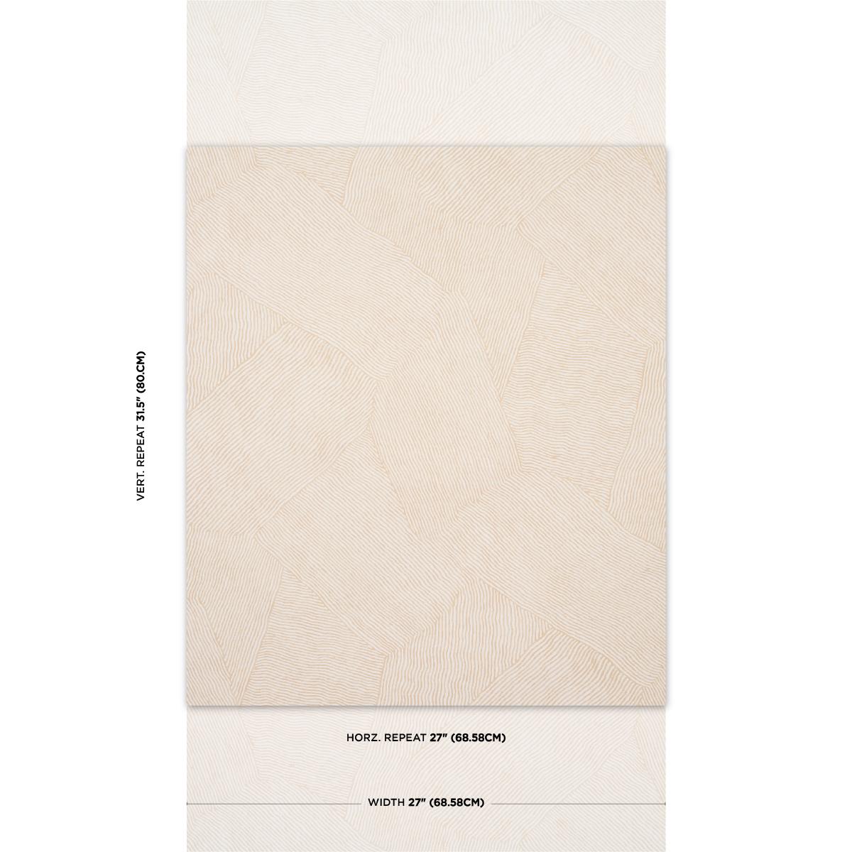 Schumacher Burnett Natural Wallpaper