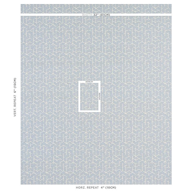Schumacher Coleridge Chambray Wallpaper