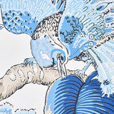 Schumacher Cranley Garden Blue Wallpaper