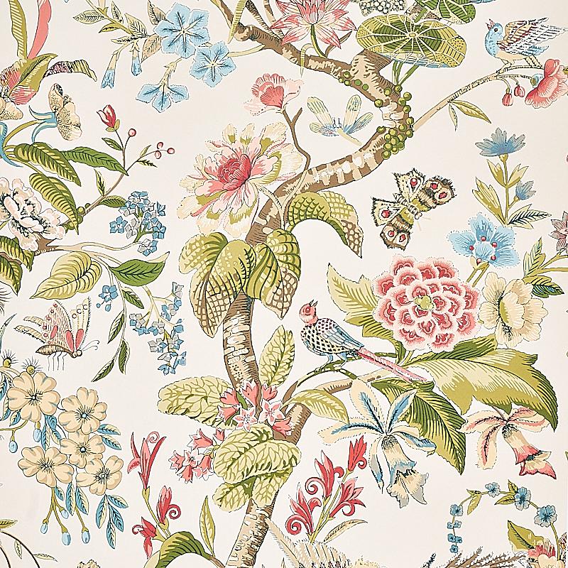 Schumacher Cranley Garden Document Wallpaper