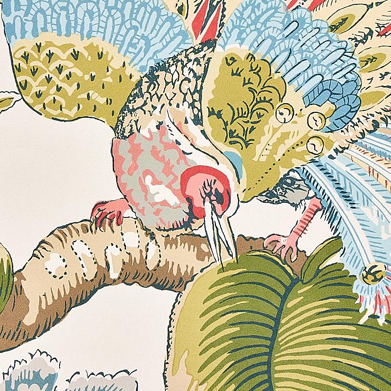 Schumacher Cranley Garden Document Wallpaper