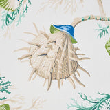 Schumacher Del Tesoro Blue & Green Wallpaper