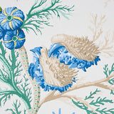 Schumacher Del Tesoro Blue & Green Wallpaper