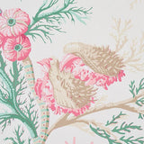 Schumacher Del Tesoro Pink & Aqua Wallpaper