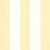 Schumacher Edwin Stripe Wide Buttercup Wallpaper