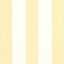 Schumacher Edwin Stripe Wide Buttercup Wallpaper