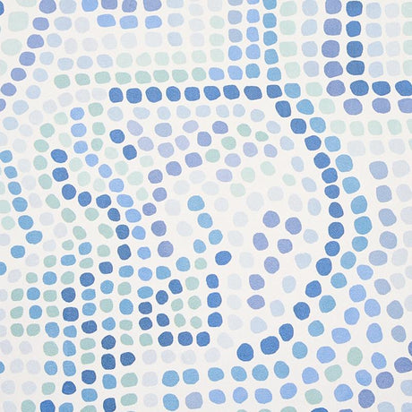 Schumacher Galina Blues Wallpaper