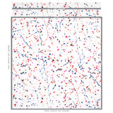 Schumacher Ink Splash Red & Blue Wallpaper
