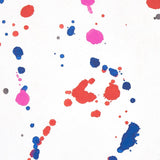 Schumacher Ink Splash Red & Blue Wallpaper