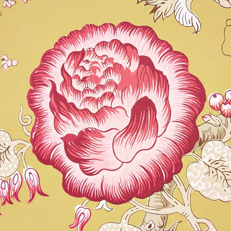 Schumacher Josephine Ochre Wallpaper