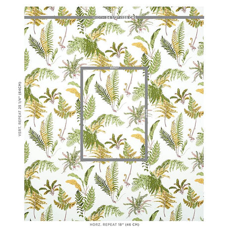 Schumacher Les Fougeres Spring Wallpaper