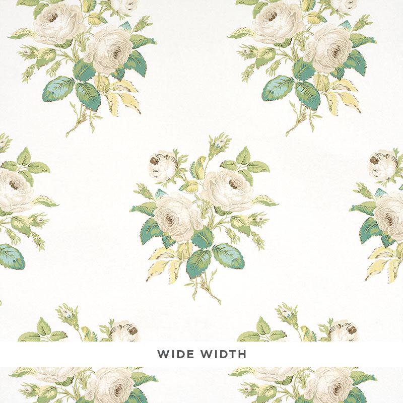 Schumacher Loudon Rose Ivory Wallpaper