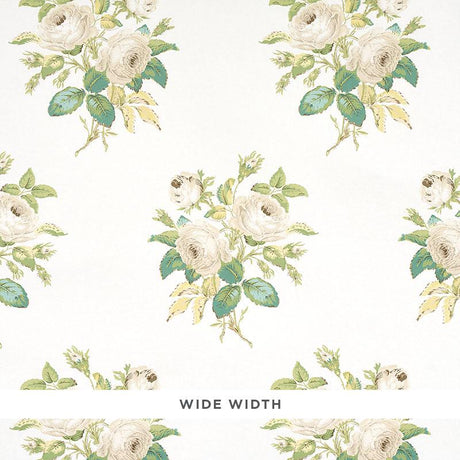 Schumacher Loudon Rose Ivory Wallpaper