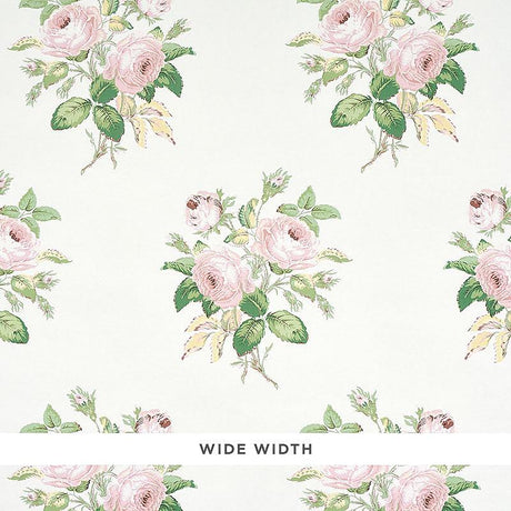 Schumacher Loudon Rose Blush Wallpaper