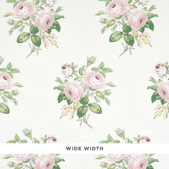 Schumacher Loudon Rose Blush Wallpaper