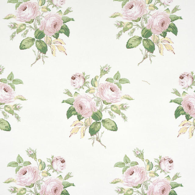 Schumacher Loudon Rose Blush Wallpaper