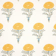 Schumacher Marigold Yellow Wallpaper