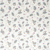 Schumacher Maryam Vine Sky & Plum Wallpaper