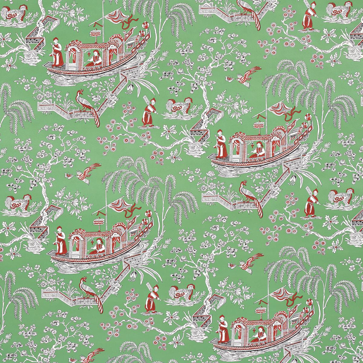 Schumacher Matsudana Jade Wallpaper