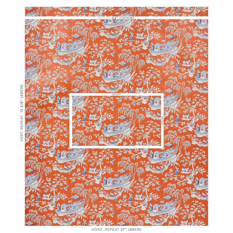 Schumacher Matsudana Spice Wallpaper