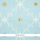 Schumacher Palladio Trellis Sky Wallpaper