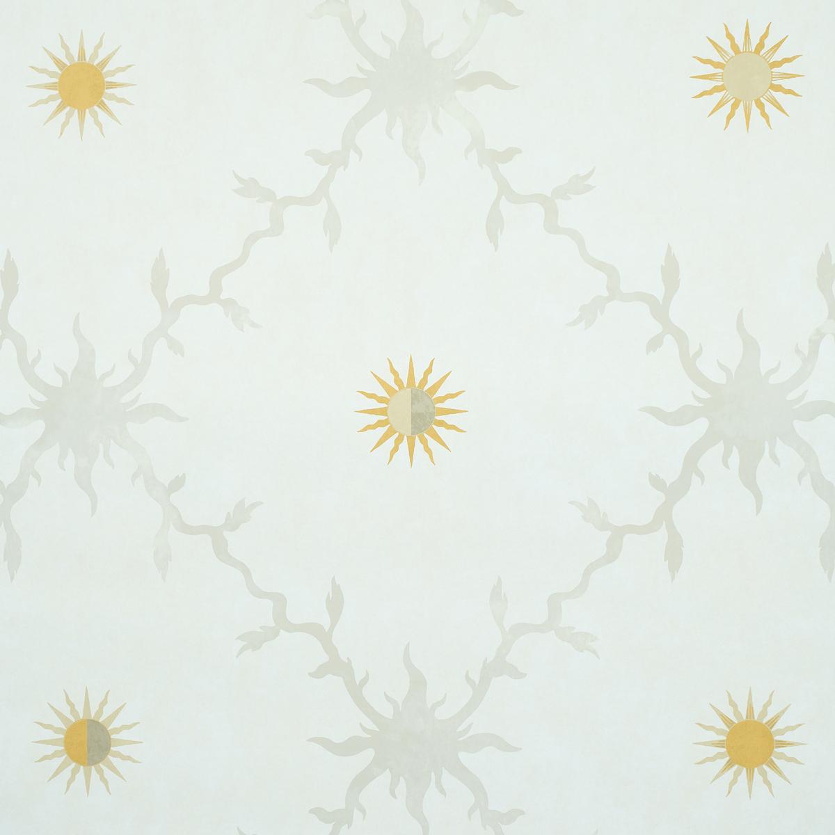 Schumacher Palladio Trellis Neutral Wallpaper