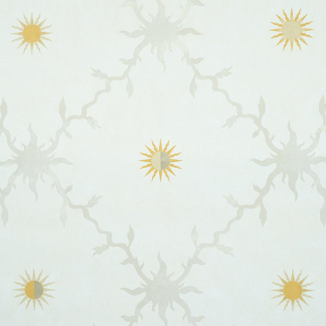 Schumacher Palladio Trellis Neutral Wallpaper