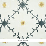 Schumacher Palladio Trellis Black Wallpaper