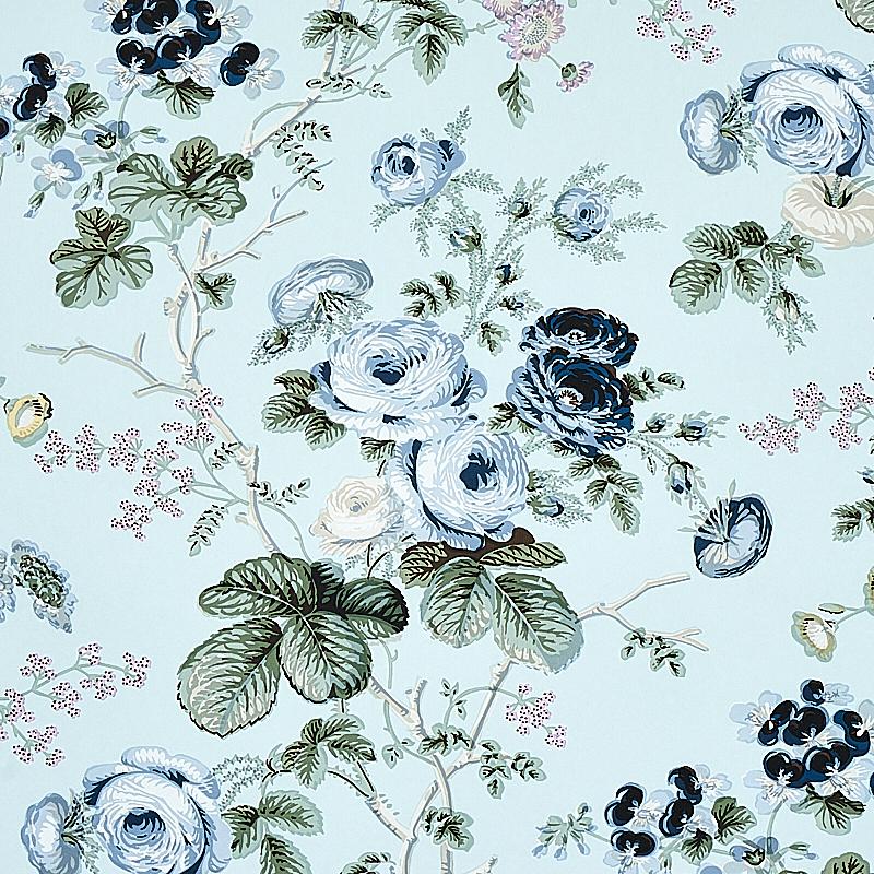 Schumacher Salisbury Celadon Wallpaper