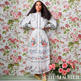 Schumacher Salisbury Garnet Wallpaper