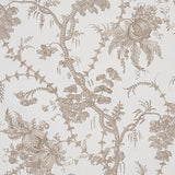 Schumacher San Cristobal Toile Cocoa Wallpaper