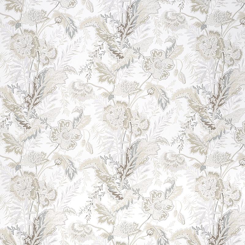 Schumacher Sandoway Vine Linen Wallpaper