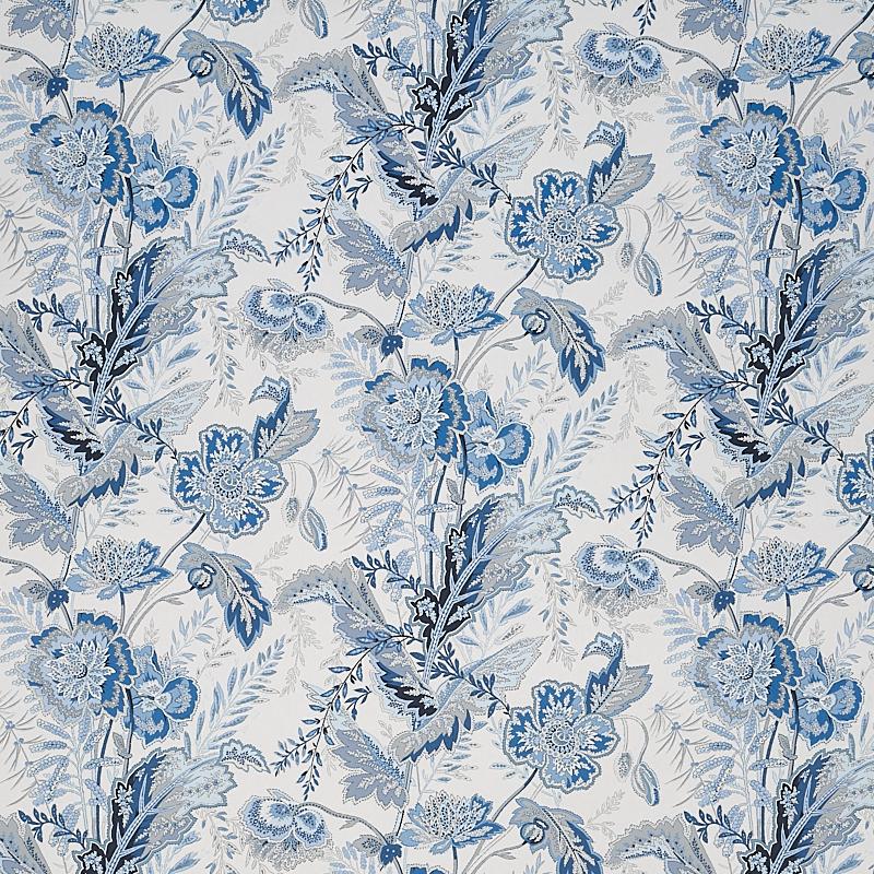 Schumacher Sandoway Vine Delft Wallpaper