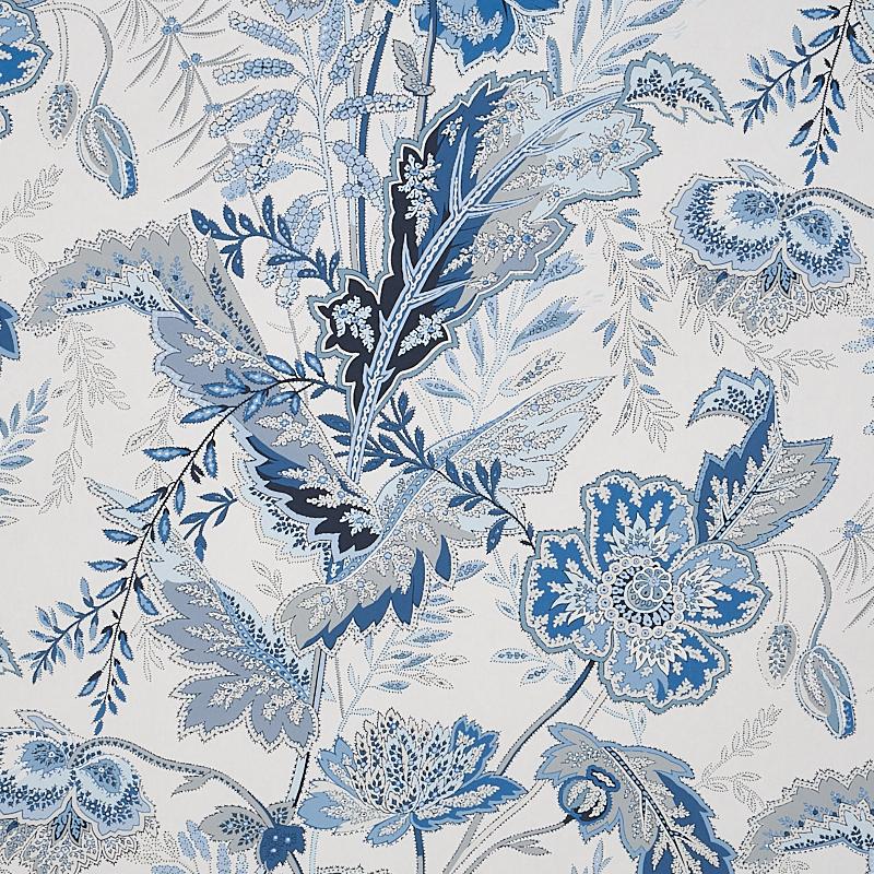 Schumacher Sandoway Vine Delft Wallpaper