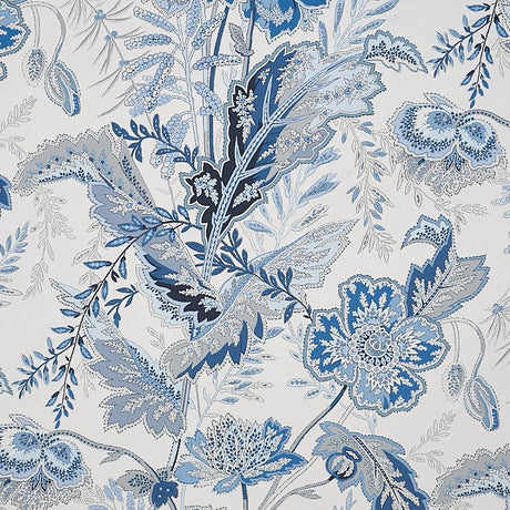 Schumacher Sandoway Vine Delft Wallpaper