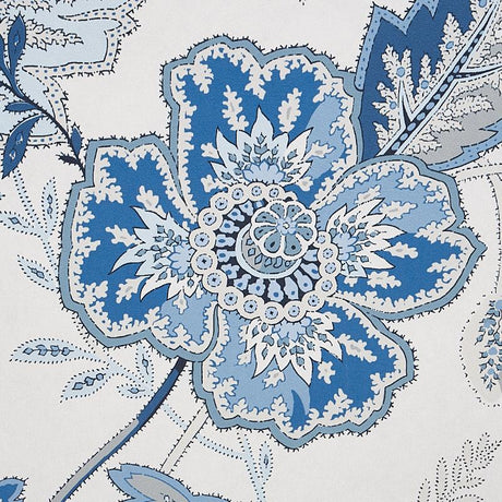 Schumacher Sandoway Vine Delft Wallpaper