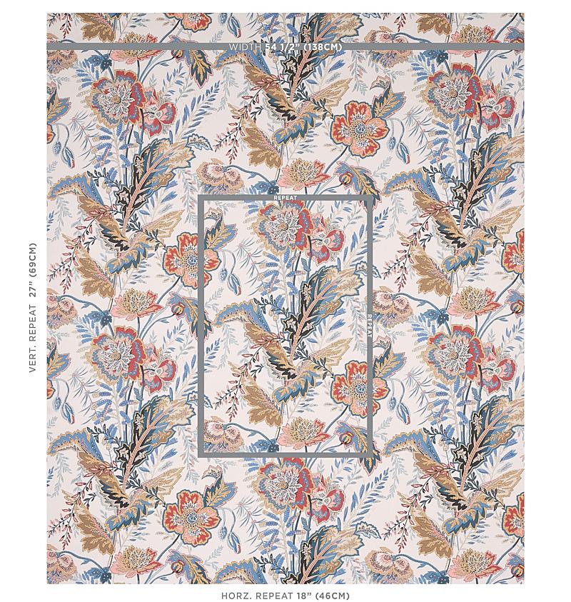 Schumacher Sandoway Vine Document Wallpaper