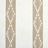 Schumacher Sequoia Stripe Brown Wallpaper
