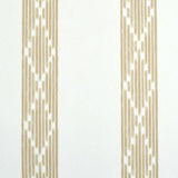 Schumacher Sequoia Stripe Camel Wallpaper