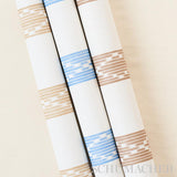 Schumacher Sequoia Stripe Camel Wallpaper