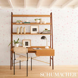 Schumacher Stellar Blush Wallpaper