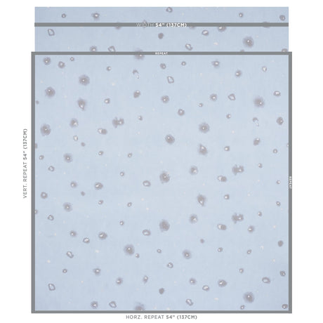 Schumacher Stellar Blue Wallpaper