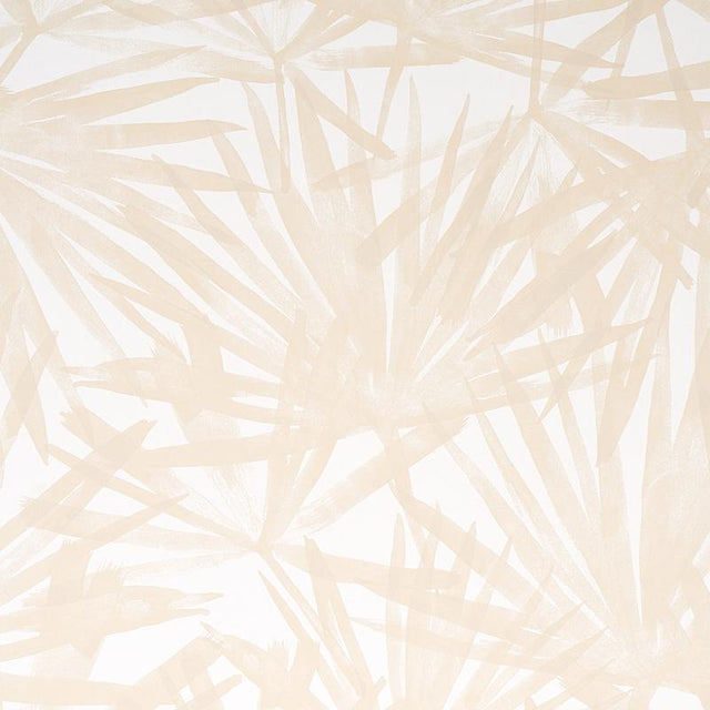 Schumacher Sunlit Palm Sand Wallpaper
