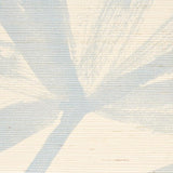 Schumacher Sunlit Palm Sisal Chambray Wallpaper