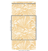 Schumacher Sunlit Palm Sisal Wheat Wallpaper