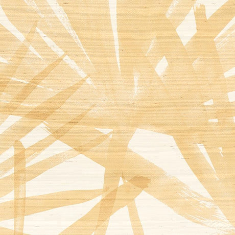Schumacher Sunlit Palm Sisal Wheat Wallpaper